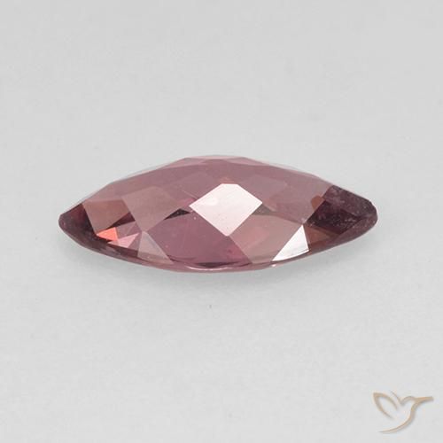granate malayo Rojo oscuro natural de 0.78 ct, Marquesa, VS