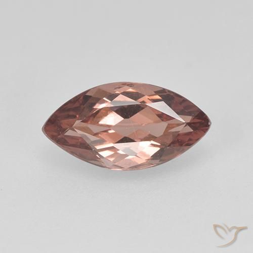 1.14ct Natural Marrón cálido granate malayo, Marquesa, VVS-VS, Photo A