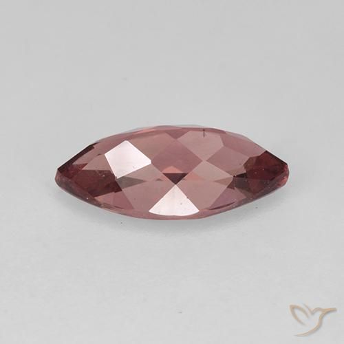 granate malayo Rojo medio natural de 1.29 ct, Marquesa, VS