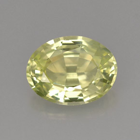 Granate de malí verde natural de 1,26 ct, corte óvalo, VVS-VS