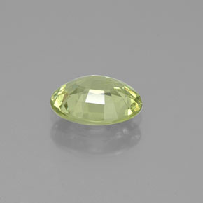 Granate de malí verde natural de 1,25 ct, corte óvalo, VS