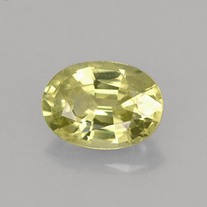 Granate de malí verde natural de 1,33 ct, corte óvalo, VS