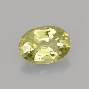 Granate de malí verde natural de 1,33 ct, corte óvalo, VS