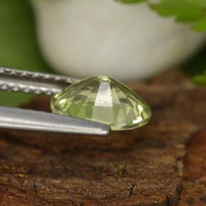 Granate de malí amarillo natural de 1,04 ct, corte óvalo, VS