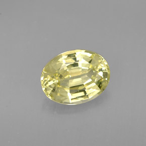 Granate de malí verde natural de 1,35 ct, corte óvalo, VS