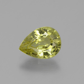 Granate de malí oro natural de 1,04 ct, en forma de pera, VS