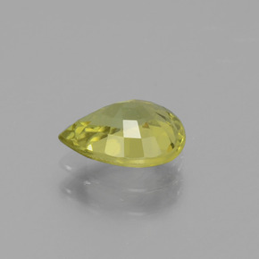 Granate de malí oro natural de 1,04 ct, en forma de pera, VS