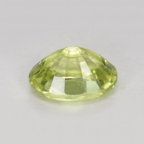 Granate de malí verde natural de 1,10 ct, corte óvalo, VS