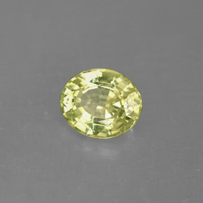 Granate de malí verde natural de 1,27 ct, corte óvalo, VVS-VS