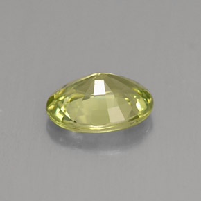 Granate de malí verde natural de 1,34 ct, corte óvalo, VS
