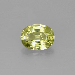 Granate de malí verde natural de 1,23 ct, corte óvalo, VVS-VS
