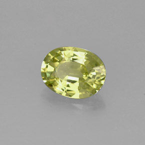 Granate de malí verde natural de 1,23 ct, corte óvalo, VVS-VS