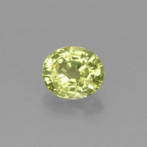 Granate de malí verde natural de 1,24 ct, corte óvalo, VVS-VS