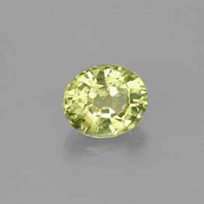 Granate de malí verde natural de 1,24 ct, corte óvalo, VVS-VS
