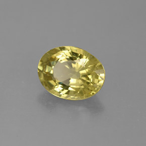 Granate de malí verde natural de 1,45 ct, corte óvalo, VVS-VS