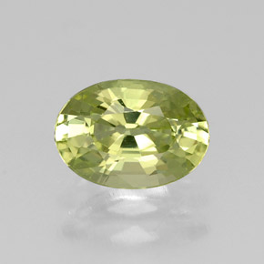 Granate de malí verde natural de 1,05 ct, corte óvalo, VVS