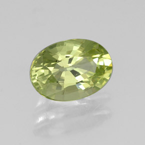 Granate de malí verde natural de 1,05 ct, corte óvalo, VVS
