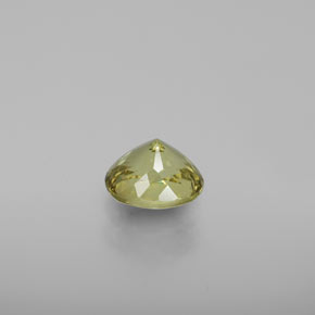 Pequeño granate Verde dorado natural de 1.21 ct, Corte Óvalo, VS