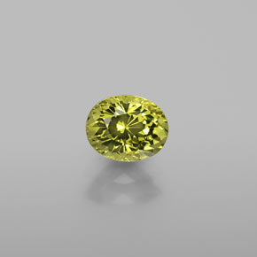 Granate de malí verde natural de 1,11 ct, corte óvalo, VVS-VS