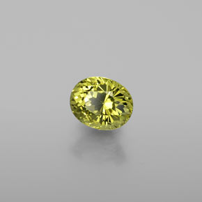 Granate de malí verde natural de 1,11 ct, corte óvalo, VVS-VS