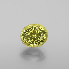 Granate de malí verde natural de 1,38 ct, corte óvalo, VVS-VS