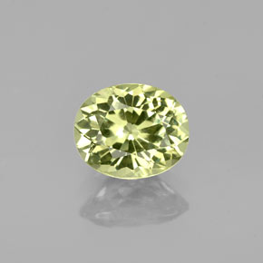 Granate de malí verde natural de 1,23 ct, corte óvalo, VVS-VS