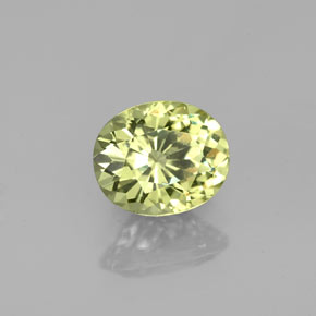 Granate de malí verde natural de 1,23 ct, corte óvalo, VVS-VS