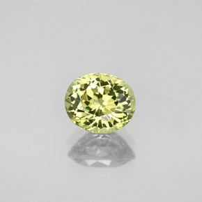 Granate de malí verde natural de 1,51 ct, corte óvalo, VS