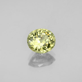 Granate de malí verde natural de 1,51 ct, corte óvalo, VS