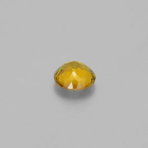 Pequeño granate Amarillo verdoso natural de 0.51 ct, Corte Redondo, VS