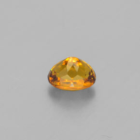 Pequeño granate Amarillo verdoso natural de 0.59 ct, Corte Óvalo, VS
