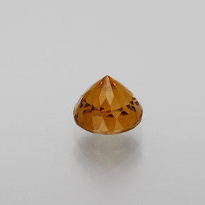 Pequeño granate Amarillo verdoso natural de 1.05 ct, Corte Redondo, VVS