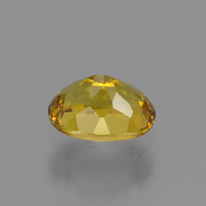 Granate de malí dorado verdoso natural de 0,48 ct, corte óvalo, VS