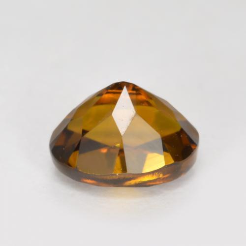 Pequeño granate Marrón caramelo natural de 1.06 ct, Corte Óvalo, VVS
