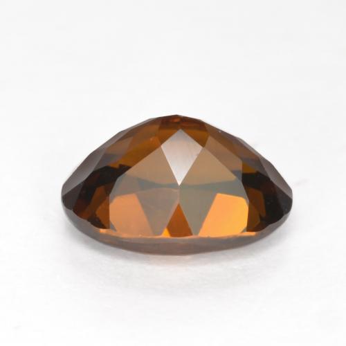 Granate de malí naranja intenso natural de 1,39 ct, corte óvalo, VVS-VS