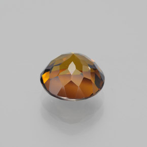 Pequeño granate Dorado verdoso natural de 2.59 ct, Corte Redondo, VVS-VS