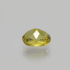 Pequeño granate Verde dorado natural de 1.00 ct, Corte Óvalo, VS