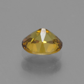 Pequeño granate Dorado verdoso natural de 0.54 ct, Corte Óvalo, VVS