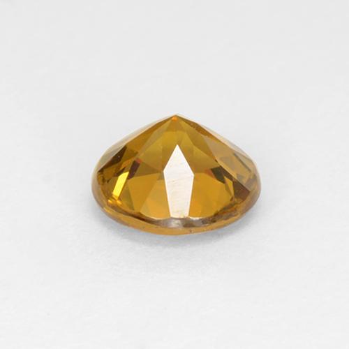 Granate de malí dorado natural de 0,76 ct, corte redondo, VS