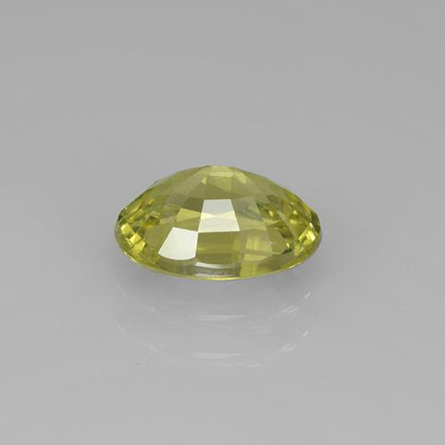 Granate de malí verde bosque cálido natural de 1,25 ct, corte óvalo, VVS-VS