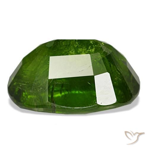 Granate de malí verde natural de 11,48 ct, corte óvalo, SI-I1