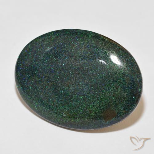 Ópalo matriz Multicolor natural de 48.05 ct, Ovalada, Opaco