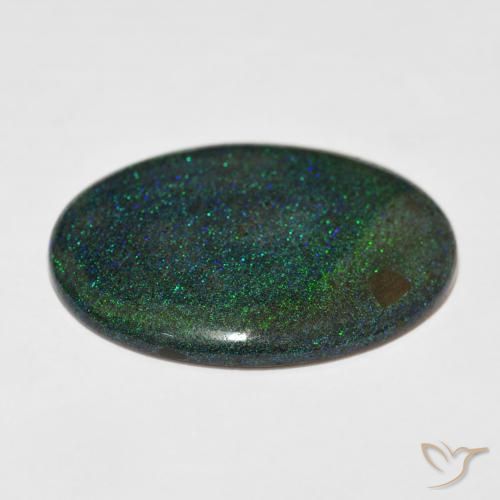 Ópalo matriz Multicolor natural de 48.05 ct, Ovalada, Opaco