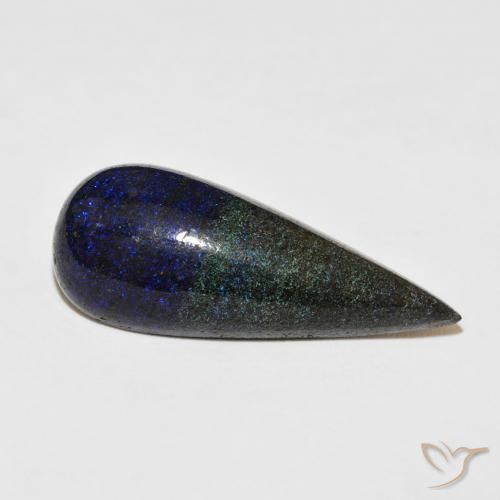 Ópalo matriz Multicolor natural de 17.81 ct, En forma de pera, Opaco