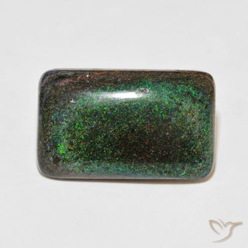 24.33ct Natural Multicolor Ópalo matriz, Forma Cojín, Opaco