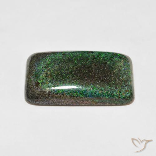 Ópalo matriz Multicolor natural de 24.33 ct, Forma Cojín, Opaco