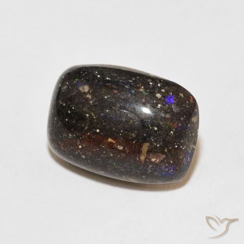 Ópalo matriz Multicolor natural de 6.86 ct, Forma Cojín, Opaco