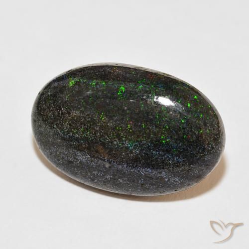 Ópalo matriz Multicolor natural de 18.98 ct, Ovalada, Opaco