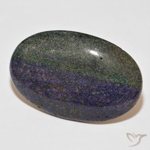 Ópalo matriz Multicolor natural de 52.40 ct, Ovalada, Opaco