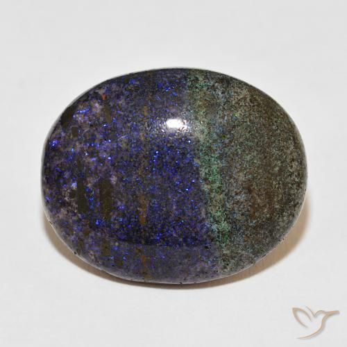 24.43ct Natural Multicolor Matrix Opal, Ovalada, Opaco